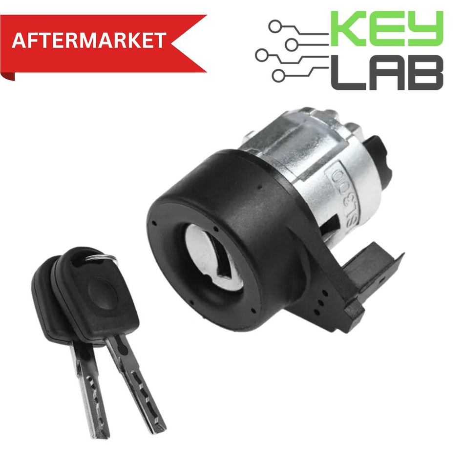 Volkswagen 2004-2006 Aftermarket Ignition Lock Cylinder 2 Pin PN# 3B0905855E - (Includes 2 Keys)