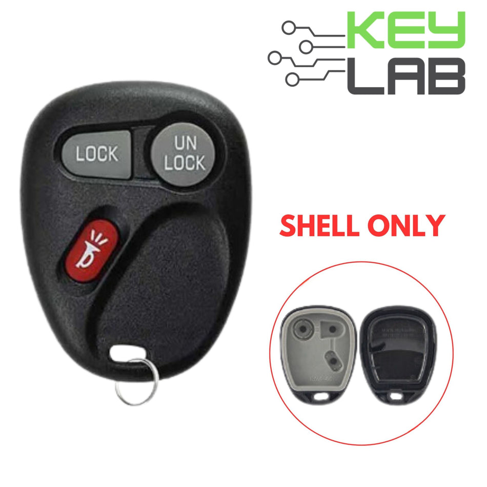 GM 1998-2002 Keyless Entry Remote SHELL 3B For KOBUT1BT, KOBLEAR1XT