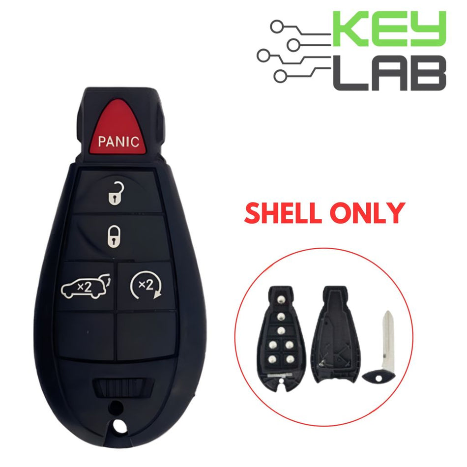 Dodge, Jeep 2009-2013 Fobik Key SHELL for IYZ-C01C