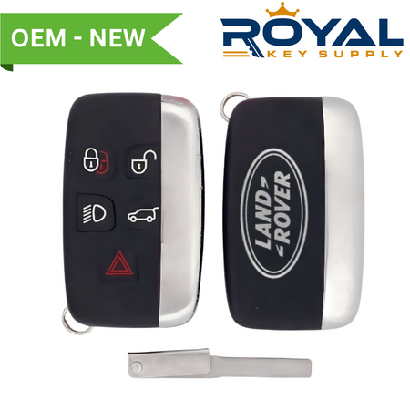 Land Rover New OEM 2012-2018 LR2, LR4 Smart Key 5B Lights/Hatch FCCID: KOBJTF10A PN# 5E0U30147, CH22-15K601-AB - Royal Key Supply