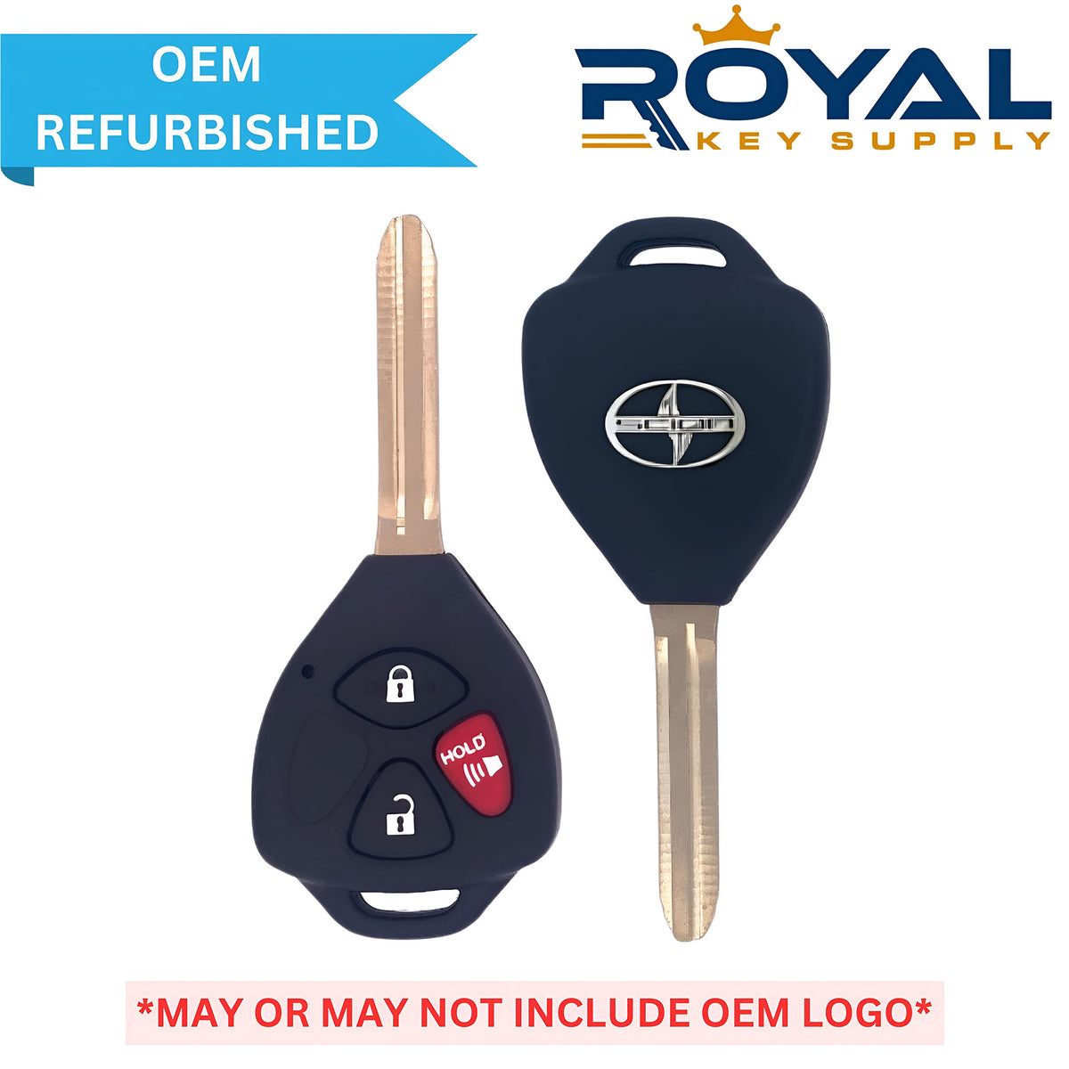 Scion Refurbished 2008-2012 XB Remote Head Key 3B FCCID: HYQ12BBY PN# 89070-12380 - Royal Key Supply