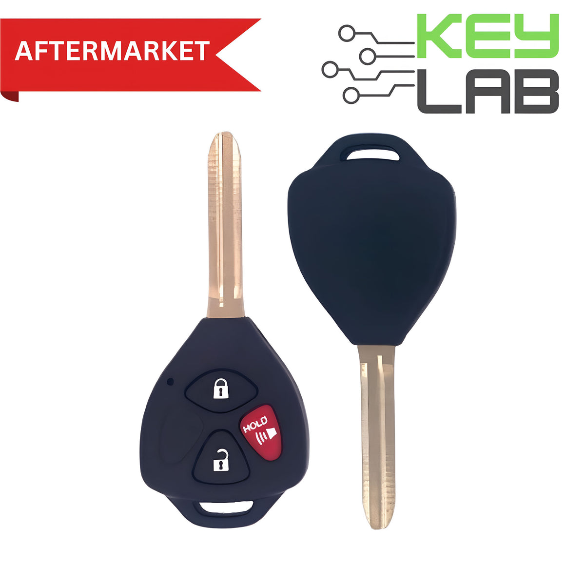 Scion Aftermarket 2008-2013 IQ, TC Remote Head Key (Non Transponder) 3B FCCID: MOZB41TG PN# 89070-21120 - Royal Key Supply