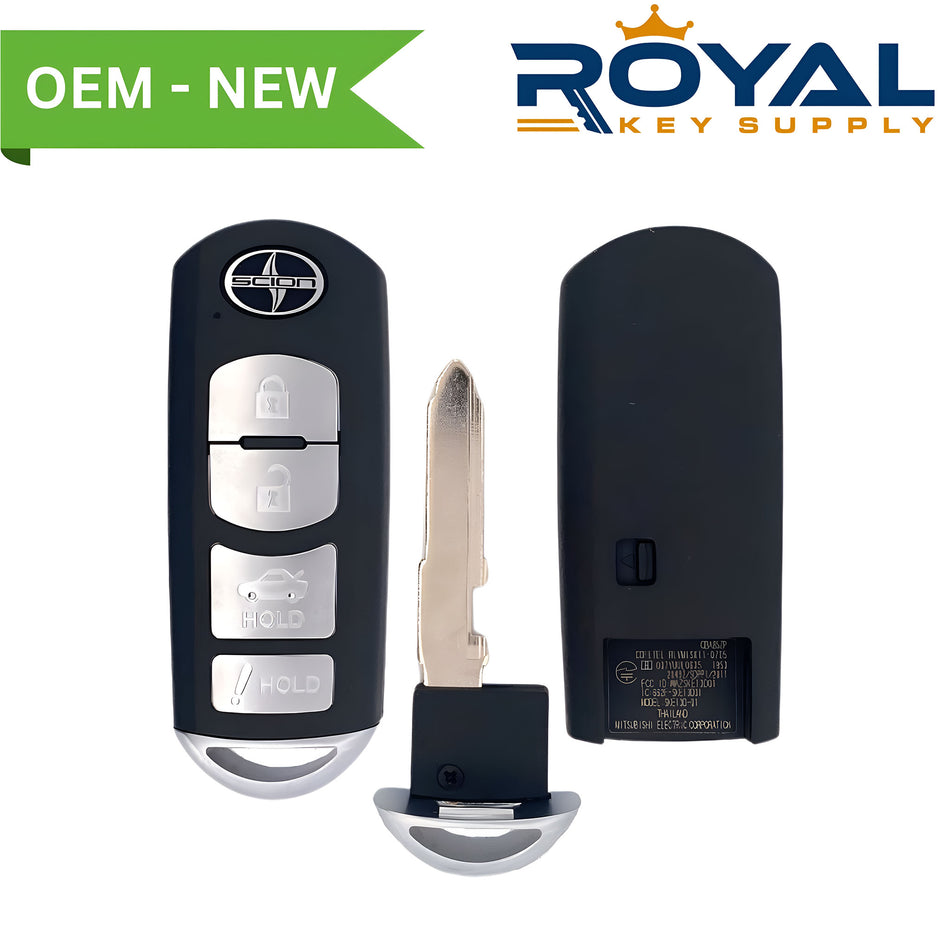 Scion New OEM 2016 IA Smart Key 4B Trunk FCCID: WAZSKE13D01 PN# 89904-WB003 - Royal Key Supply