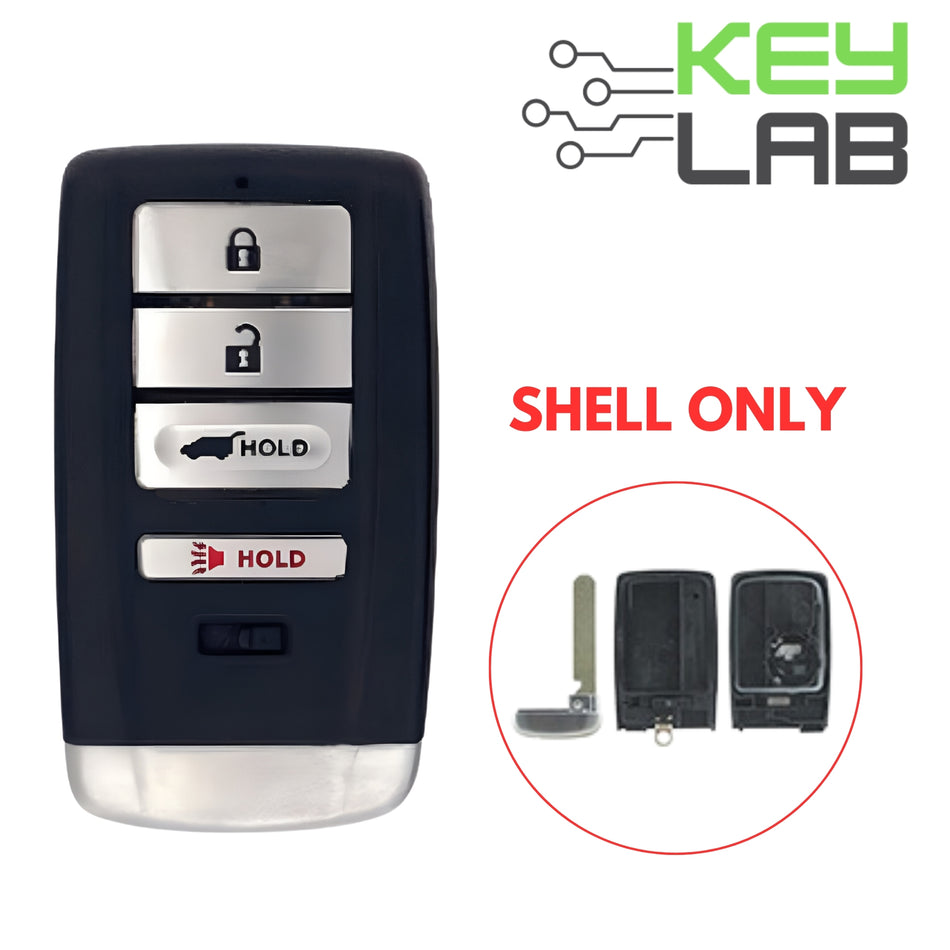 Acura 2014-2020 Smart Key SHELL 4B Hatch for KR5V1X - Royal Key Supply
