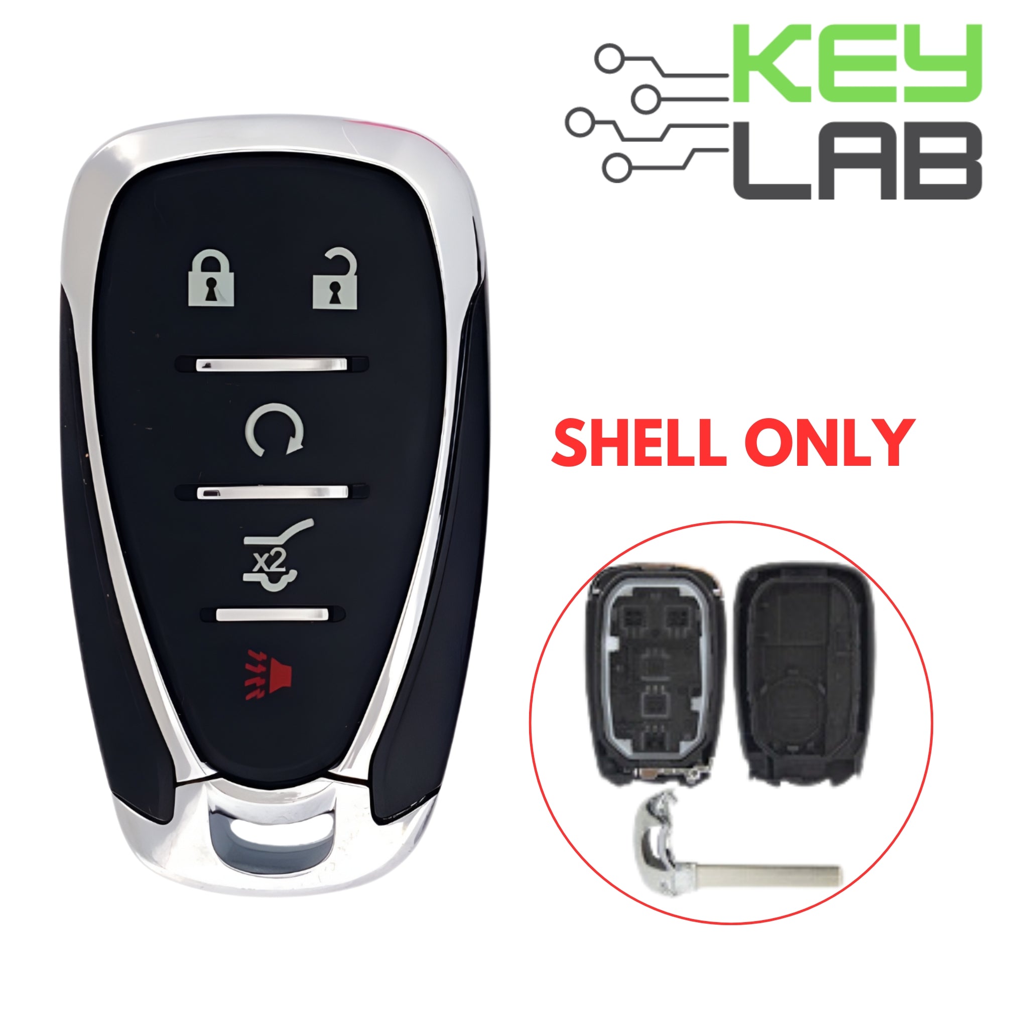 Chevrolet 2018-2022 Smart Key SHELL for HYQ4AA - Royal Key Supply