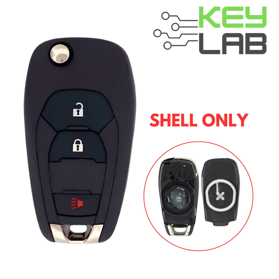 Chevrolet 2016-2021Flip Remote Key SHELL for LXP-T004 LXP-T003 - Royal Key Supply