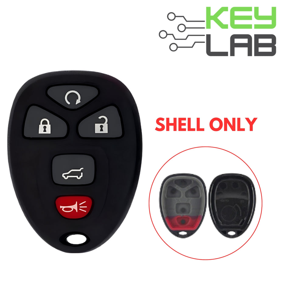 GM 2007-2017 Remote Fob Key SHELL for OUC60270/OUC60221 - Royal Key Supply