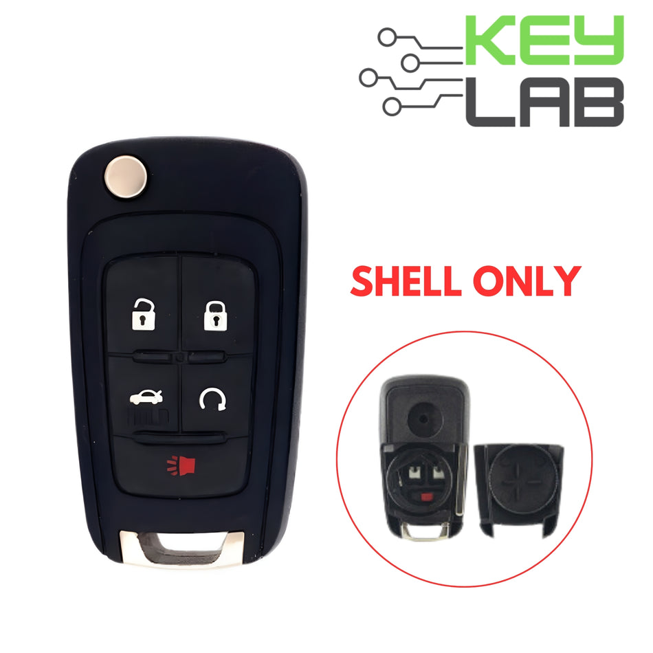 Chevrolet 2010-2022 Remote Flip Key SHELL for OHT01060512 - Royal Key Supply