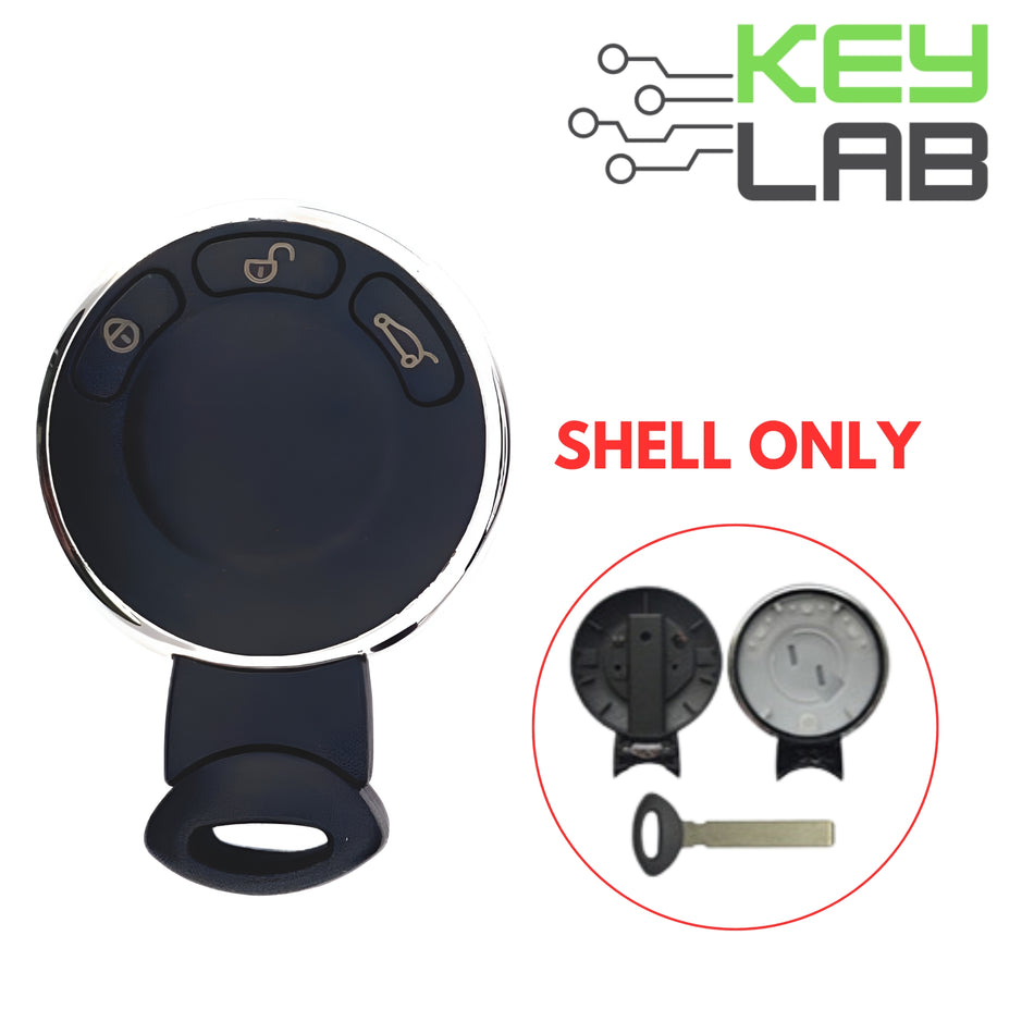 Mini Cooper 2006-2014 Smart Key SHELL for KR55WK49333 - Royal Key Supply