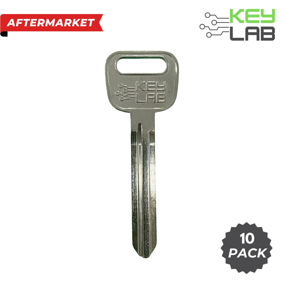 Subaru/GM Aftermarket 2004-2020 Metal Test Key B110 (Pack of 10)