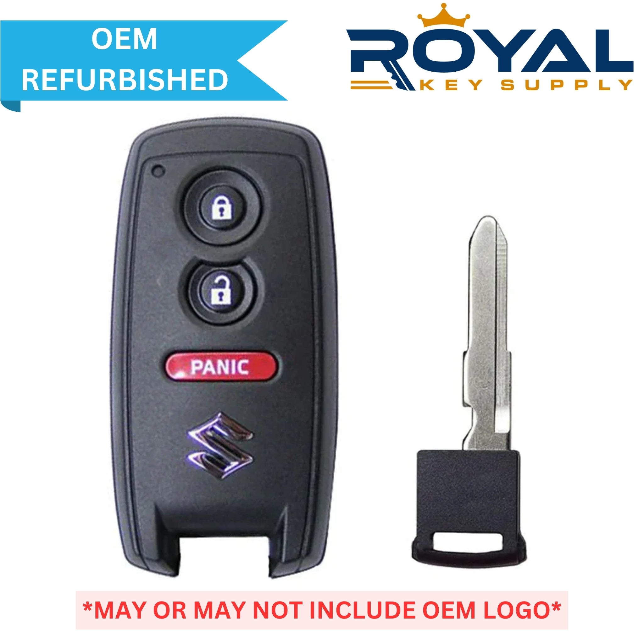 Suzuki Refurbished OEM 2007-2012 SX4, Grand Vitara Smart Key 3B FCCID: KBRTS003 PN# 37172-64J00 - Royal Key Supply