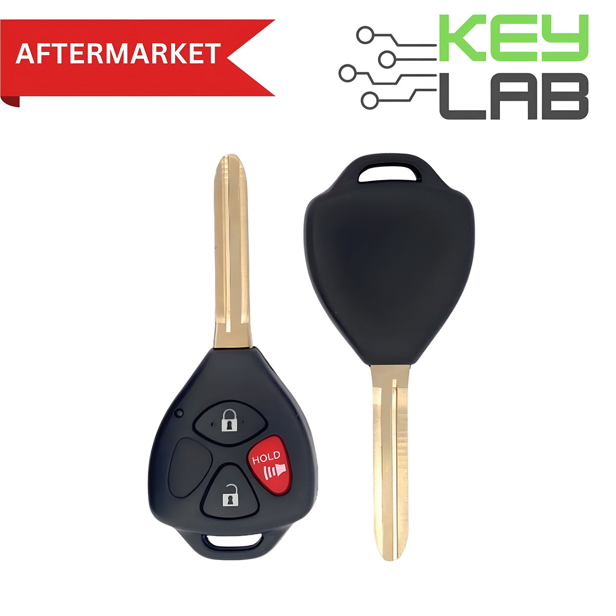 Toyota Aftermarket 2010-2020 4-Runner Remote Head Key 3B FCCID: HYQ12BDC PN# 89070-0R050 - Royal Key Supply