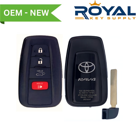 Toyota New OEM 2022-2024 RAV4, Smart Key 4B Hatch FCCID: HYQ14FLA PN# 8990H-0R230 - Royal Key Supply