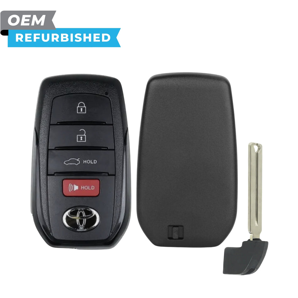 Toyota Refurbished OEM 2023-2025 Corolla, Smart Key 4B Trunk FCCID: HYQ14FBW PN# 8990H-02470, 8990H-12350