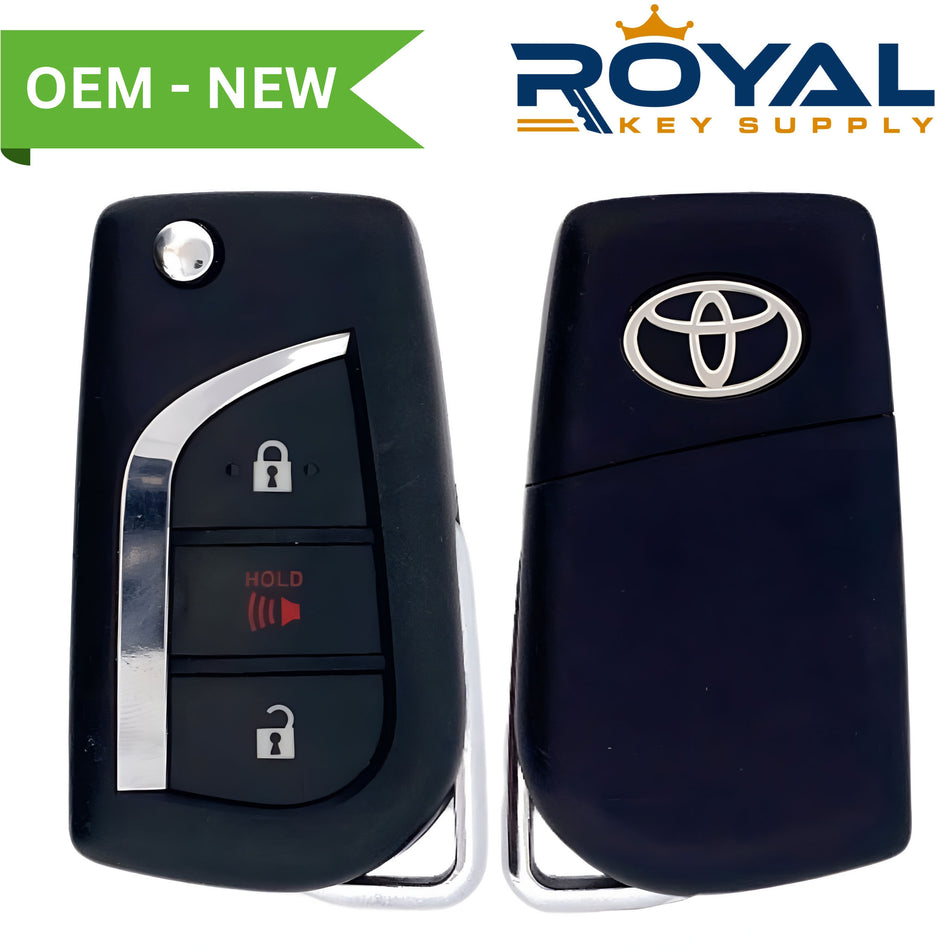 Toyota New OEM 2019-2024 RAV4 Flip Key 3B FCCID: HYQ12BFW (Japan Production) PN# 89070-42G00 - Royal Key Supply