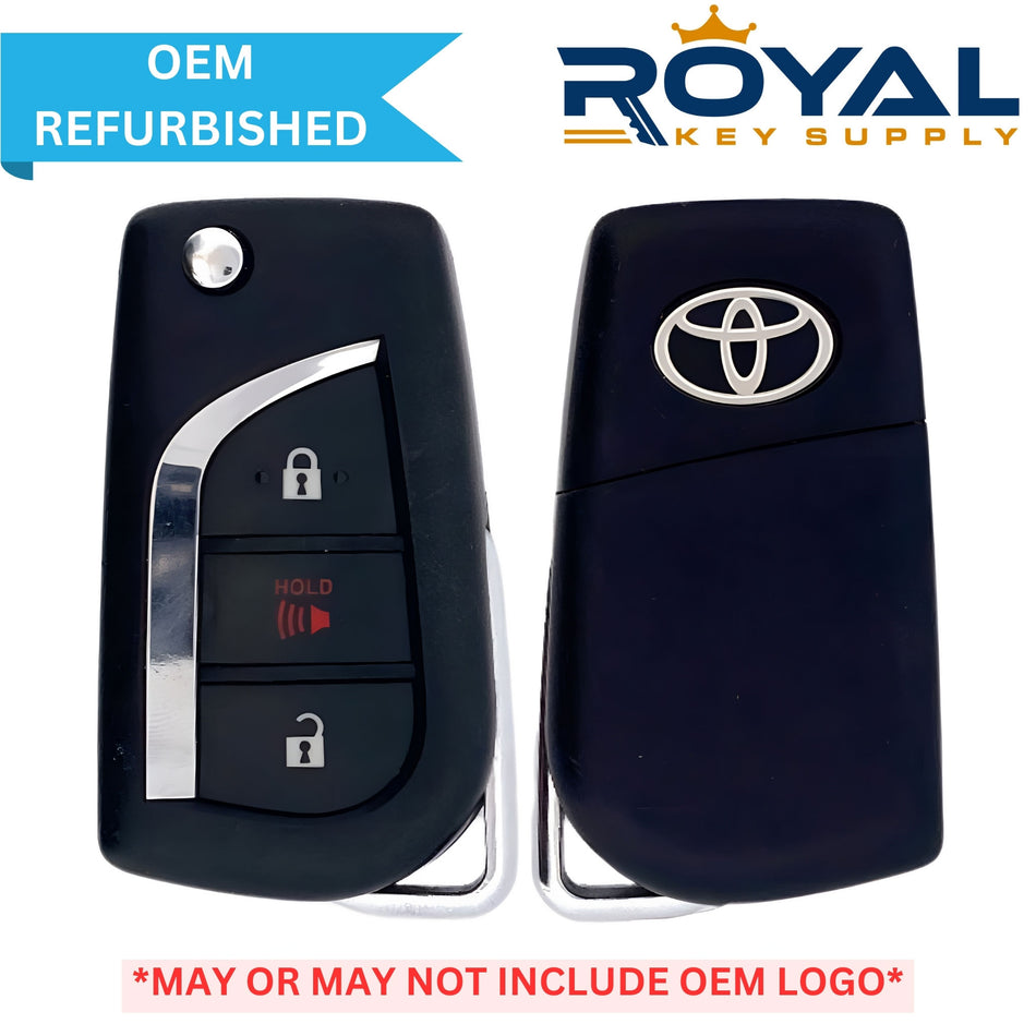 Toyota Refurbished 2019-2024 RAV4 Flip Key 3B FCCID: HYQ12BFW PN# 89070-42G00 - Royal Key Supply
