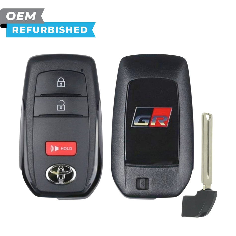 Llave inteligente reacondicionada para Toyota Corolla GR 2024-2025, 3 botones, FCCID: HYQ14FBW, N.º de pieza: 8990H-12460