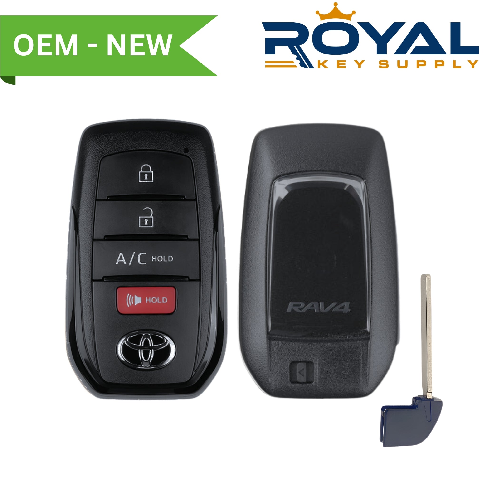 Toyota New OEM 2024 RAV4 Prime Smart Key 4B A/C FCCID: HYQ14FBX PN# 8990H-42A40 - Royal Key Supply