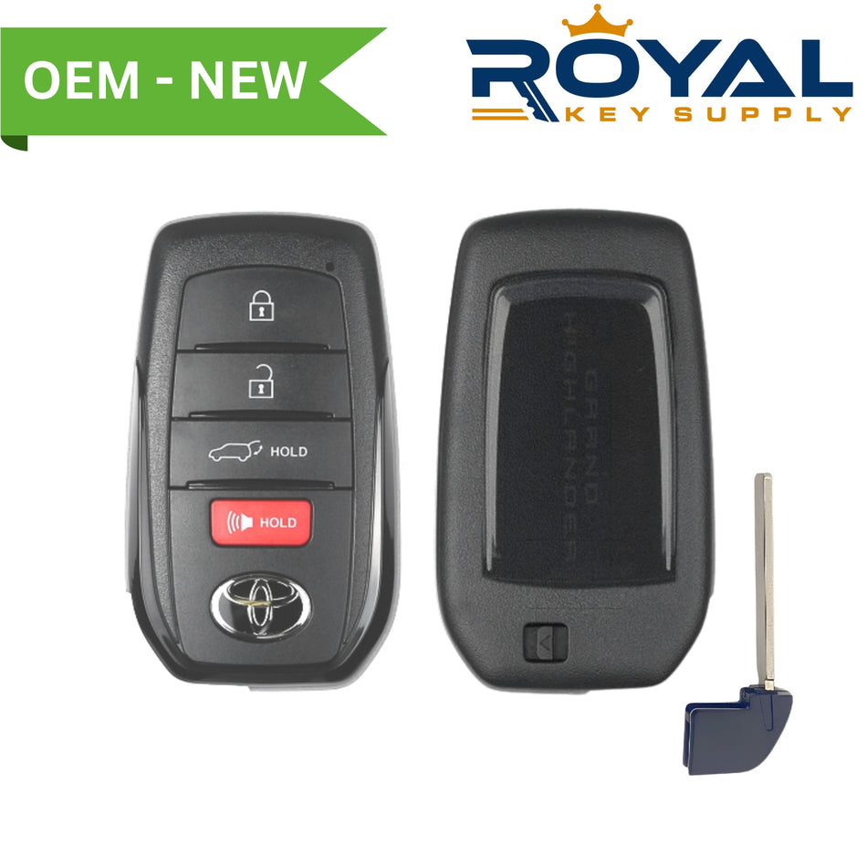 Toyota New OEM 2024 Grand Highlander Smart Key 4B Hatch FCCID: HYQ14FBX PN# 8990H-0E330 - Royal Key Supply