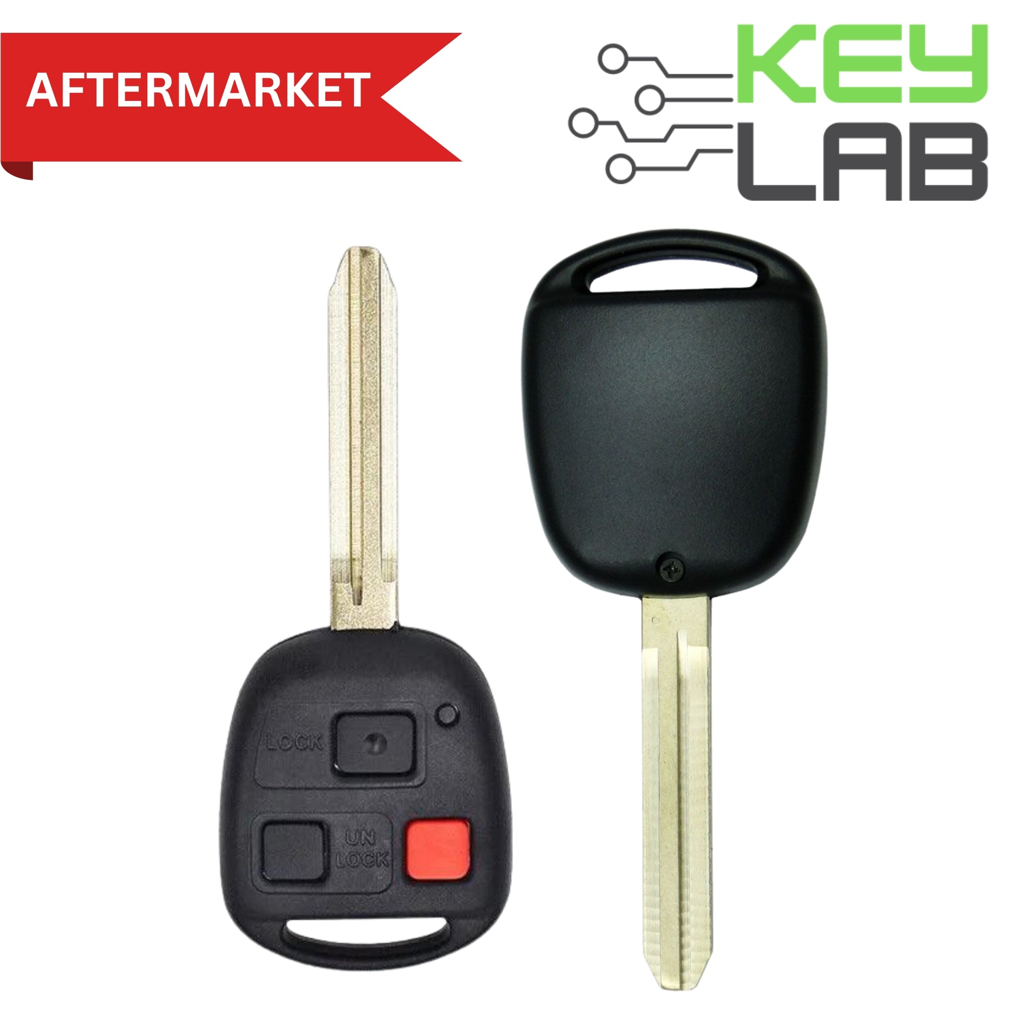 Toyota Aftermarket 2003-2009 Land Cruiser Remote Head Key 3B FCCID: HYQ12BBT PN# 89070-60750 - Royal Key Supply