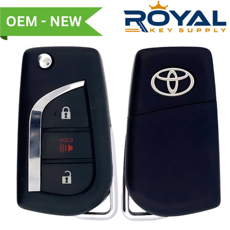 Toyota New OEM 2020-2022 C-HR, Remote Flip Key 3B FCCID: MOZB3F2F2L PN# 89070-10082 - Royal Key Supply