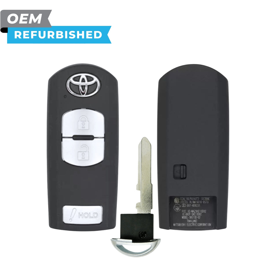 Toyota Refurbished OEM 2017-2020 Yaris IA Smart Key 3B FCCID: WAZSKE13D02 PN# 89904-WB004