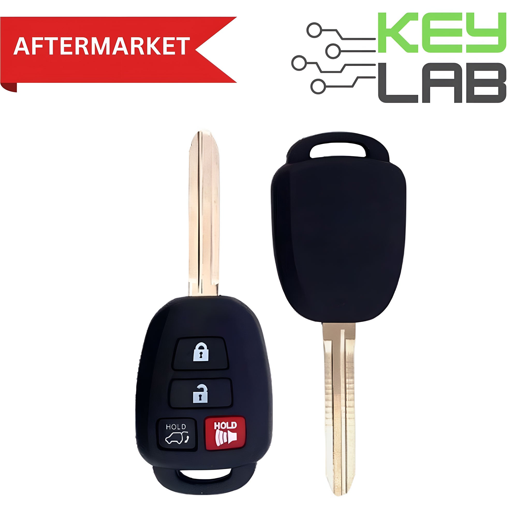 Toyota Aftermarket 2013-2019 RAV4 Remote Head Key 4B Hatch FCCID: GQ4-52T PN# 89070-0R100 - Royal Key Supply