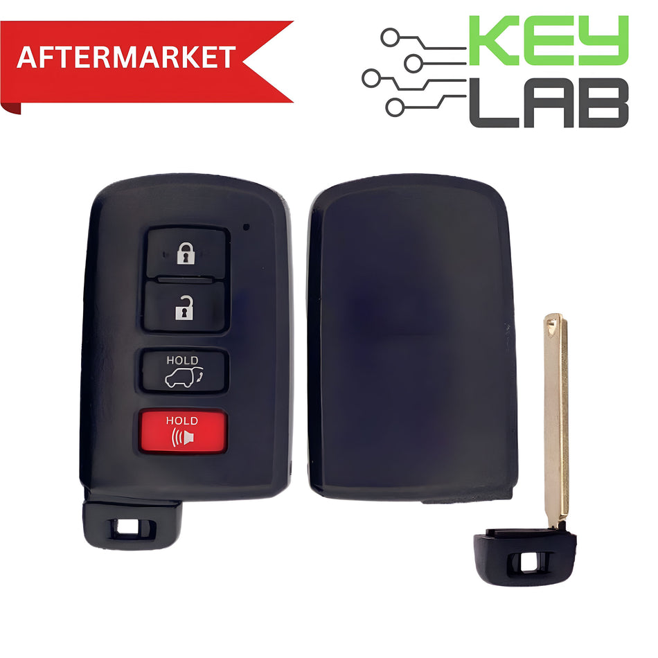 Toyota Aftermarket 2013-2018 RAV4 Smart Key 4B Hatch FCCID: HYQ14FBA-0020 PN# 89904-42070, 89904-0R080 - Royal Key Supply