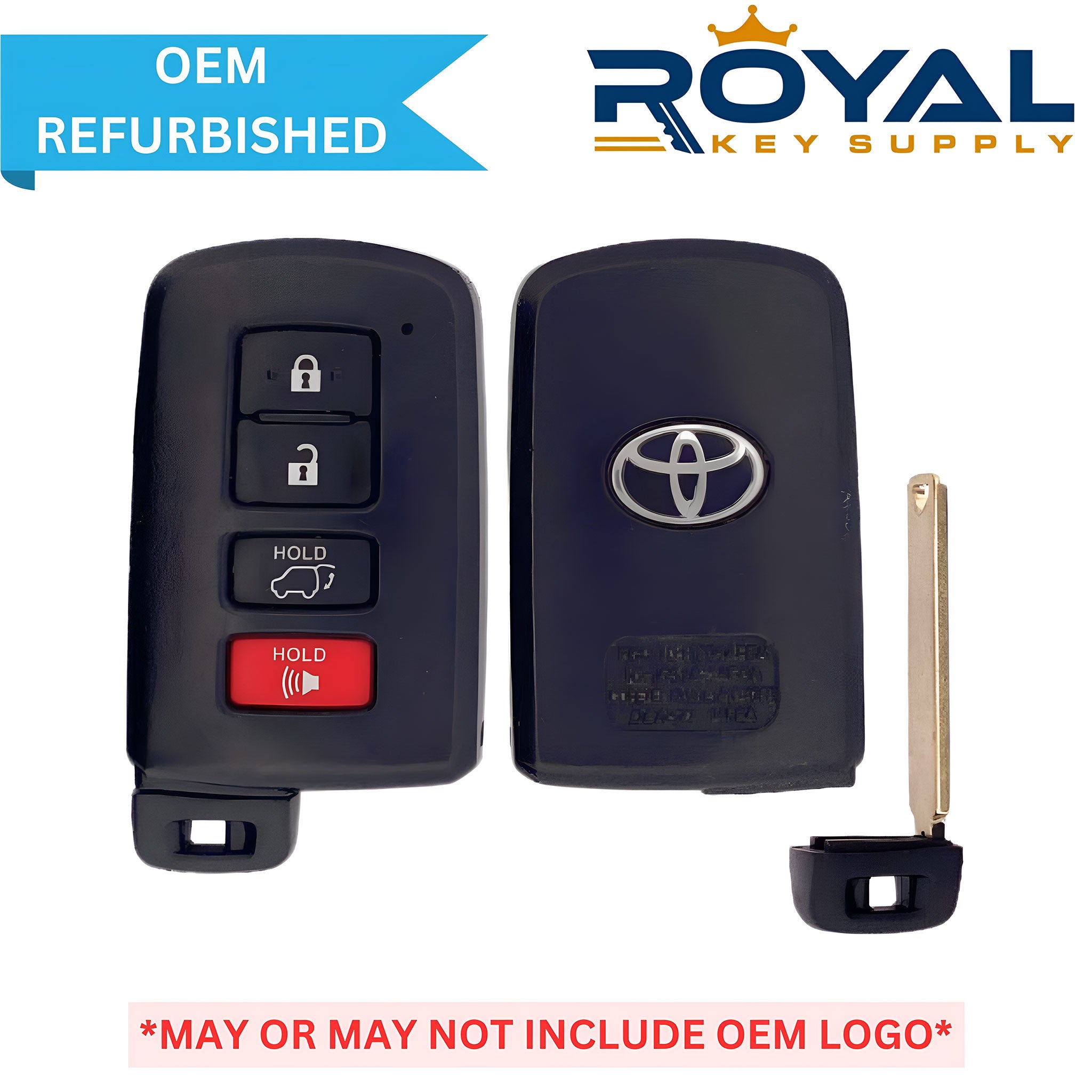 Toyota Refurbished 2013-2018 RAV4 Smart Key 4B Hatch FCCID: HYQ14FBA-0020 PN# 89904-42070 - Royal Key Supply