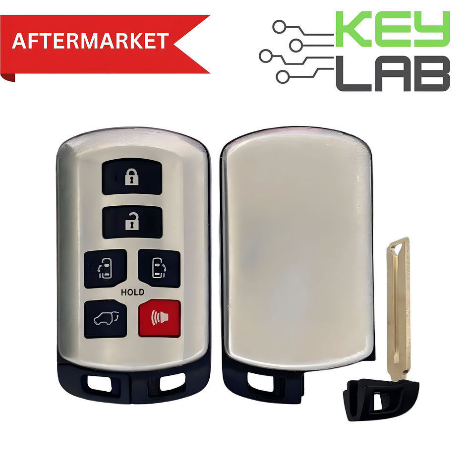 Toyota Aftermarket 2011-2020 Sienna Smart Key 6B Hatch/Power Doors FCCID: HYQ14ADR PN# 89904-08010 - Royal Key Supply