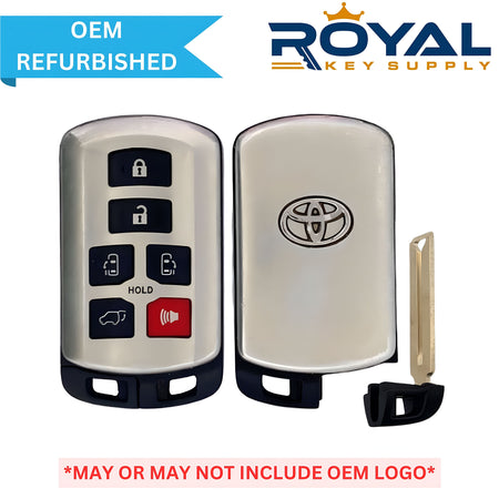 Toyota Refurbished 2011-2020 Sienna, Smart Key 6B Hatch/Power Doors FCCID: HYQ14ADR PN# 89904-08010 - Royal Key Supply