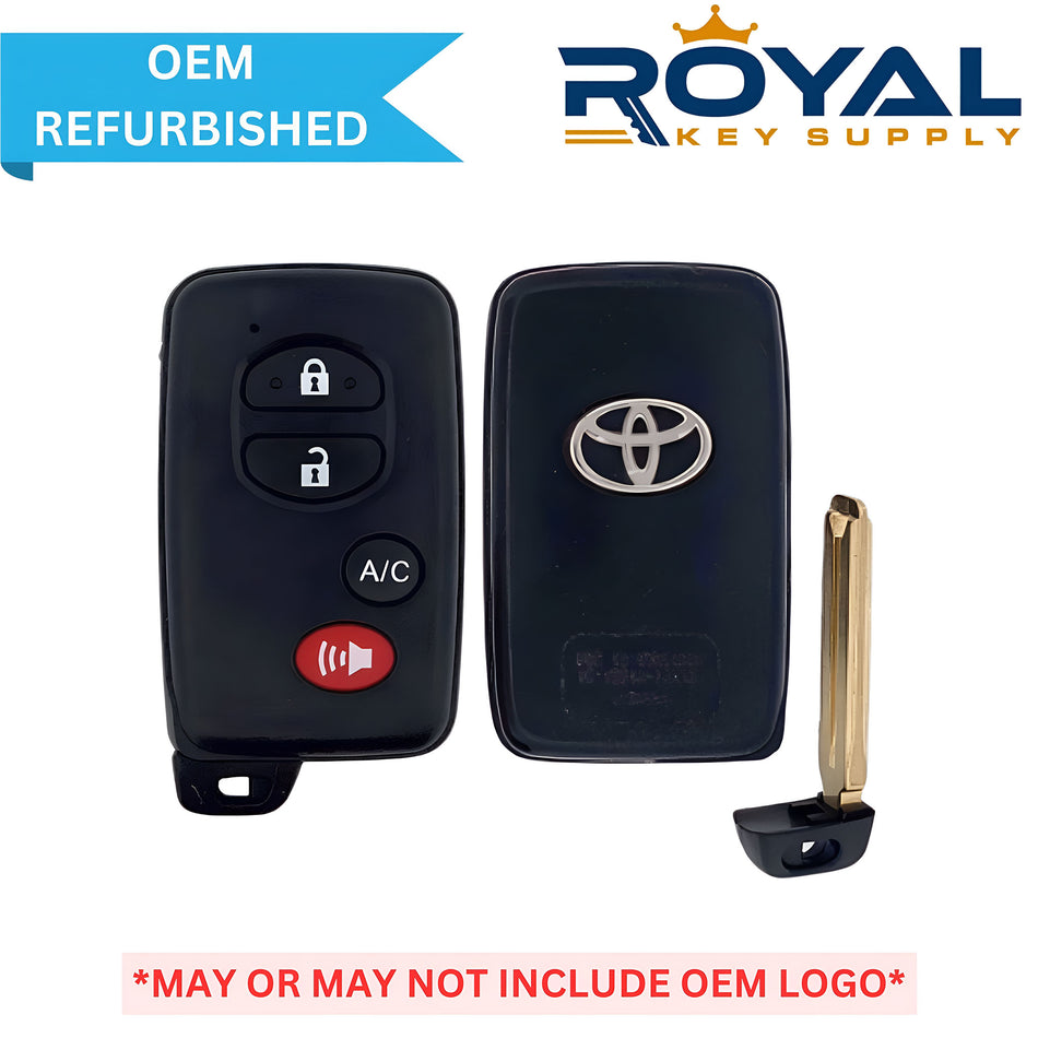 Toyota Refurbished 2010-2015 Prius Smart Key 4B A/C FCCID: HYQ14ACX PN# 89904-47150 - Royal Key Supply