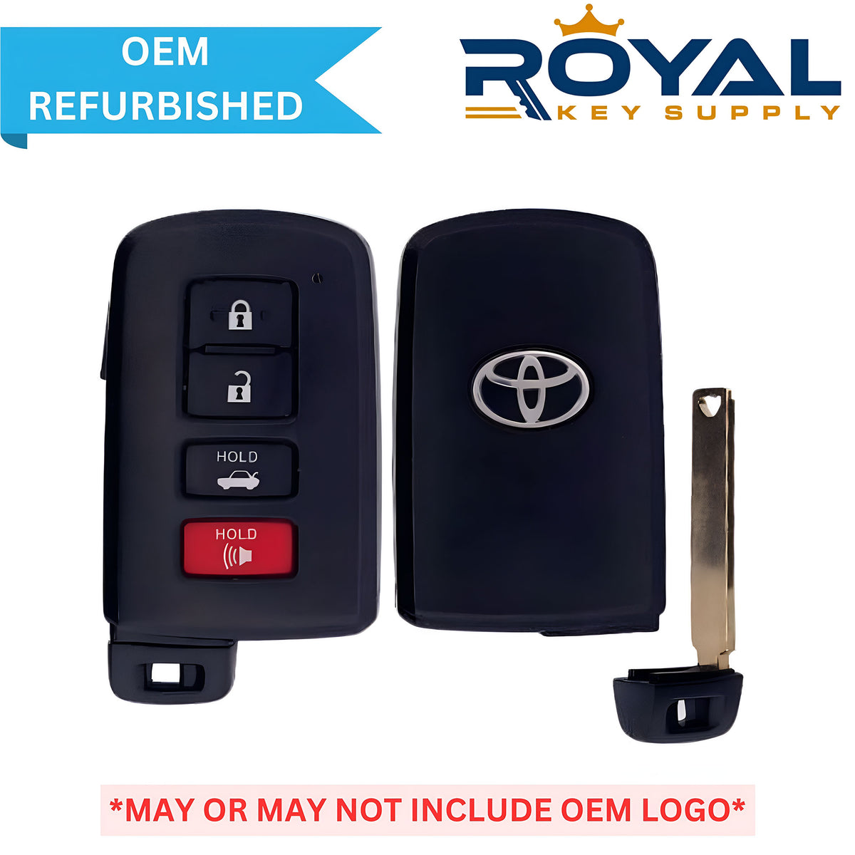 Toyota Refurbished 2012-2020 Avalon, Camry Smart Key 4B Trunk FCCID: HYQ14FBA PN# 89904-06140 - Royal Key Supply