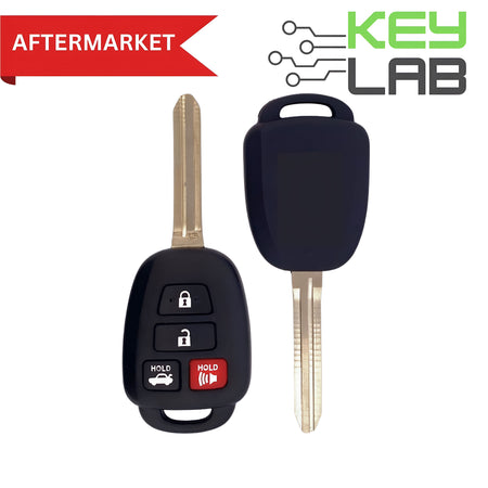 Toyota Aftermarket 2014-2018 Camry Remote Head Key 4B Trunk FCCID: HYQ12BDM/BEL PN# 89070-06421, 89070-02880 - Royal Key Supply