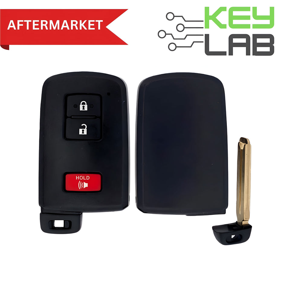 Toyota Aftermarket 2012-2021 Highlander Smart Key  3B FCCID: HYQ14FBA -2110 PN# 89904-60J70, 89904-0E092, 89904-0E091, 89904-0E090 - Royal Key Supply