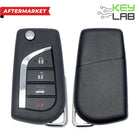 Toyota Aftermarket 2018-2024 Camry, Corolla Remote Flip Key Key 4B Trunk FCCID: HYQ12BFB PN# 89070-06790