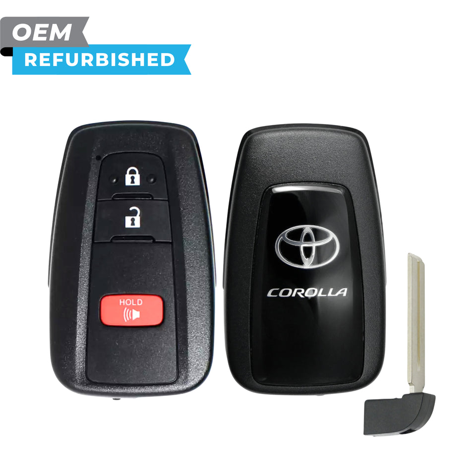 Toyota Refurbished OEM 2019-2022 Corolla Smart Key 3B FCCID: HYQ14FBN PN# 8990H-12180