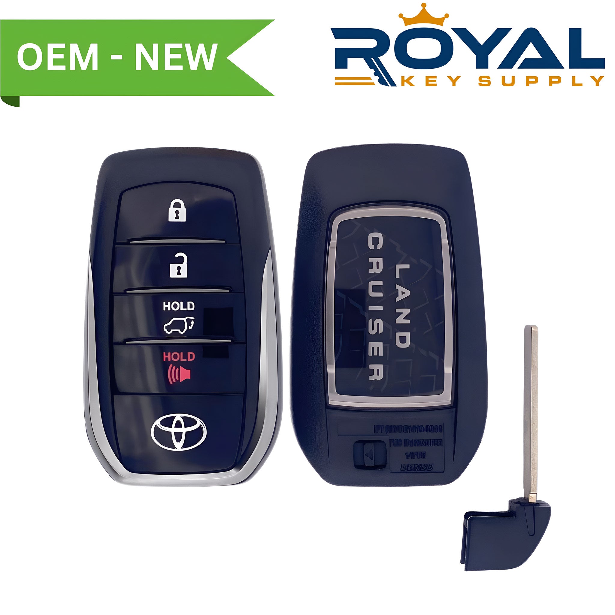 Toyota New OEM 2018-2019 Land Cruiser Smart Key 4B Hatch FCCID: HYQ14FBA (2110) PN# 89904-60M80 - Royal Key Supply