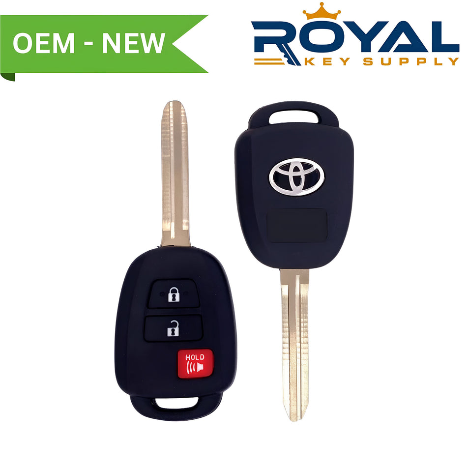 Toyota New OEM 2015-2023 Tacoma Remote Head Key 3B FCCID: HYQ12BDP PN#  89070-04020 - Royal Key Supply