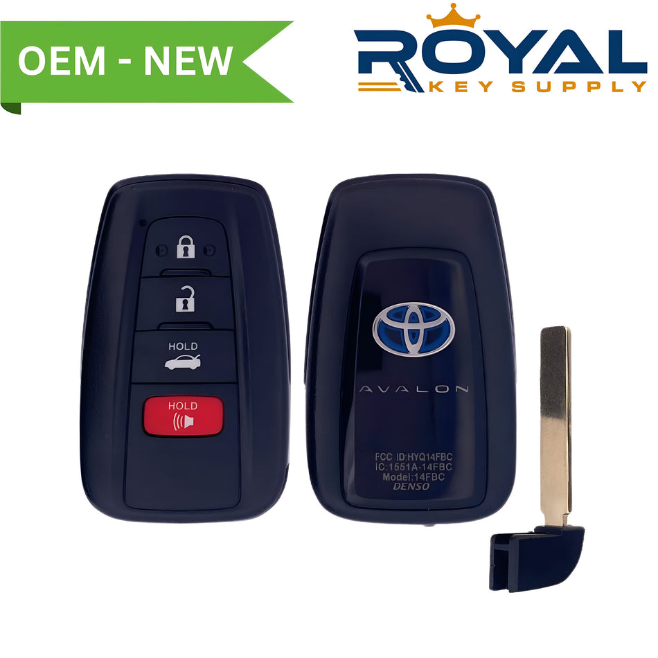 Toyota New OEM 2020-2022 Avalon, Smart Key 4B Trunk FCCID: HYQ14FBC-0351 PN# 8990H-07070 - Royal Key Supply