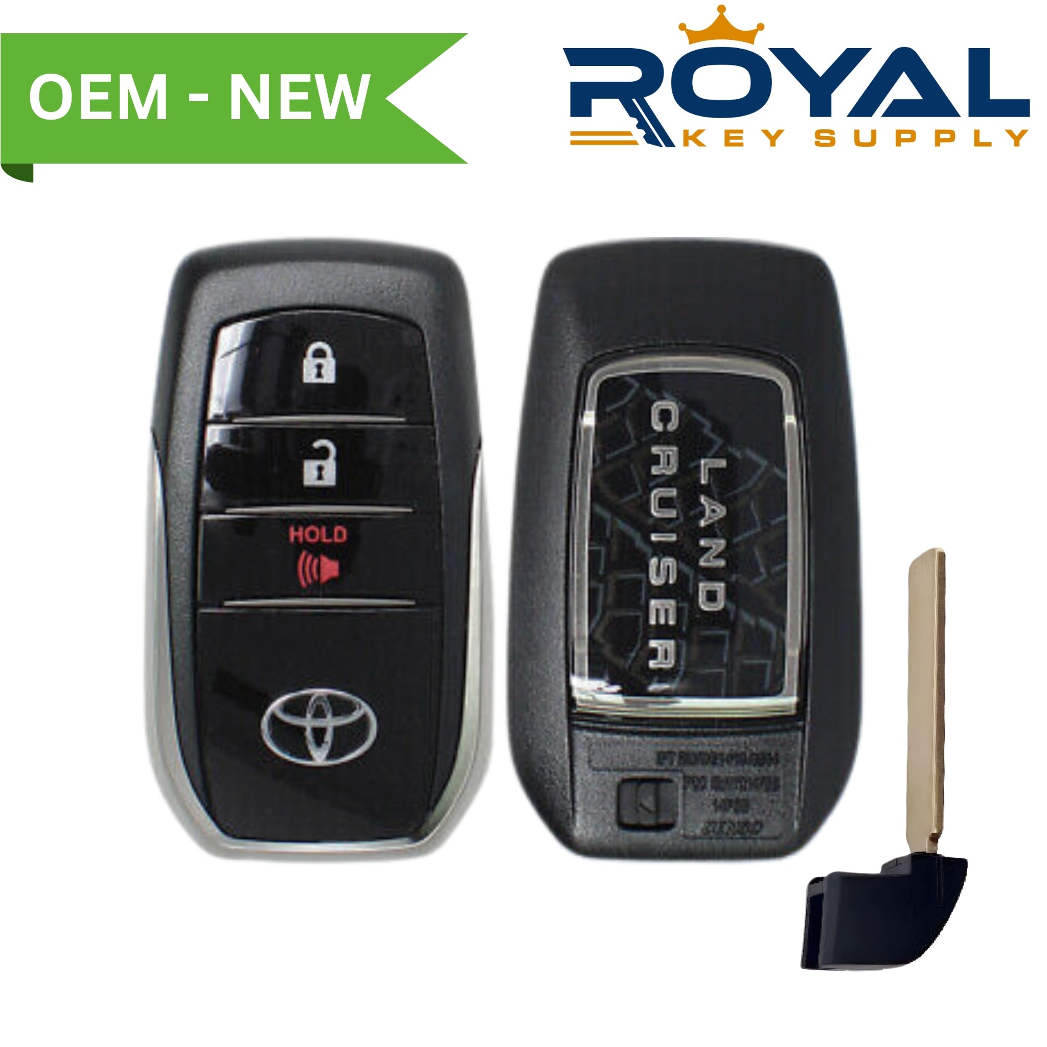 Toyota New OEM 2020-2021 Land Cruiser, Smart Key 3B FCCID: HYQ14FBB-0010 PN# 89904-60X20