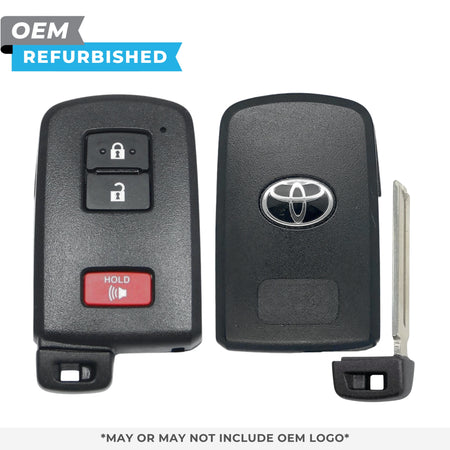 Toyota Refurbished 2015-2023 4-Runner/Tacoma, Smart Key 3B FCCID: HYQ14FBB PN# 89904-0C050, 89904-35060