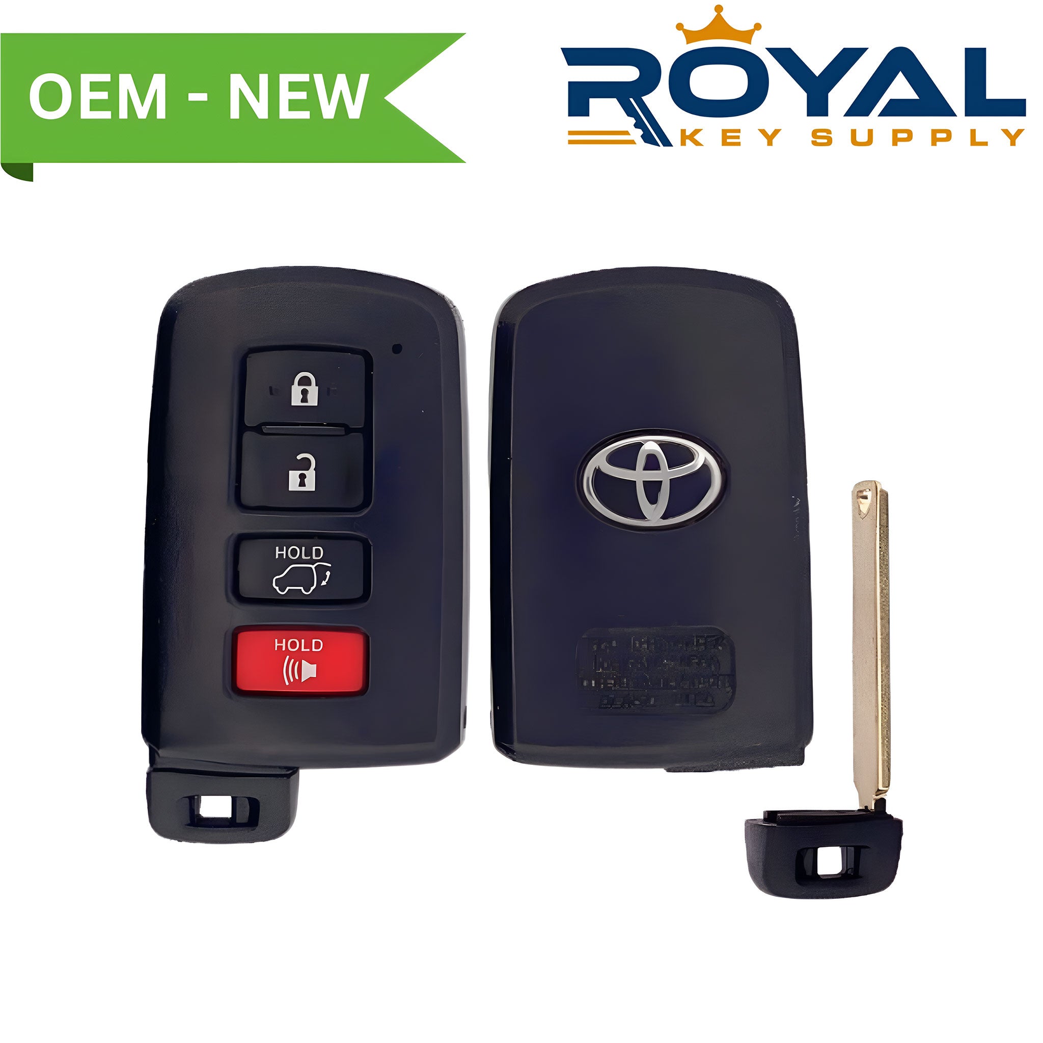 Toyota New OEM 2021-2022 Sequoia, Smart Key 4B Hatch FCCID: HYQ14FBB-0010 PN# 89904-0C040 - Royal Key Supply