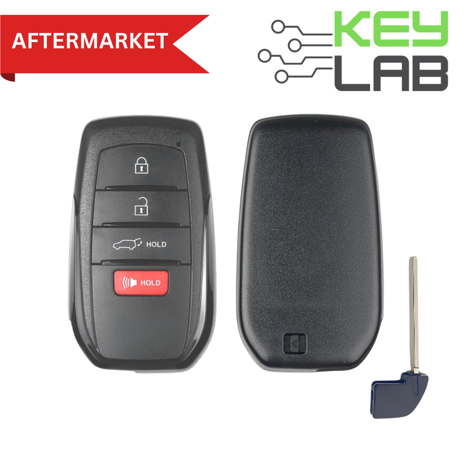 Toyota Aftermarket 2022 Corolla Cross, Smart Key 4B Hatch FCCID: HYQ14FBW PN# 8990H-0A020 - Royal Key Supply