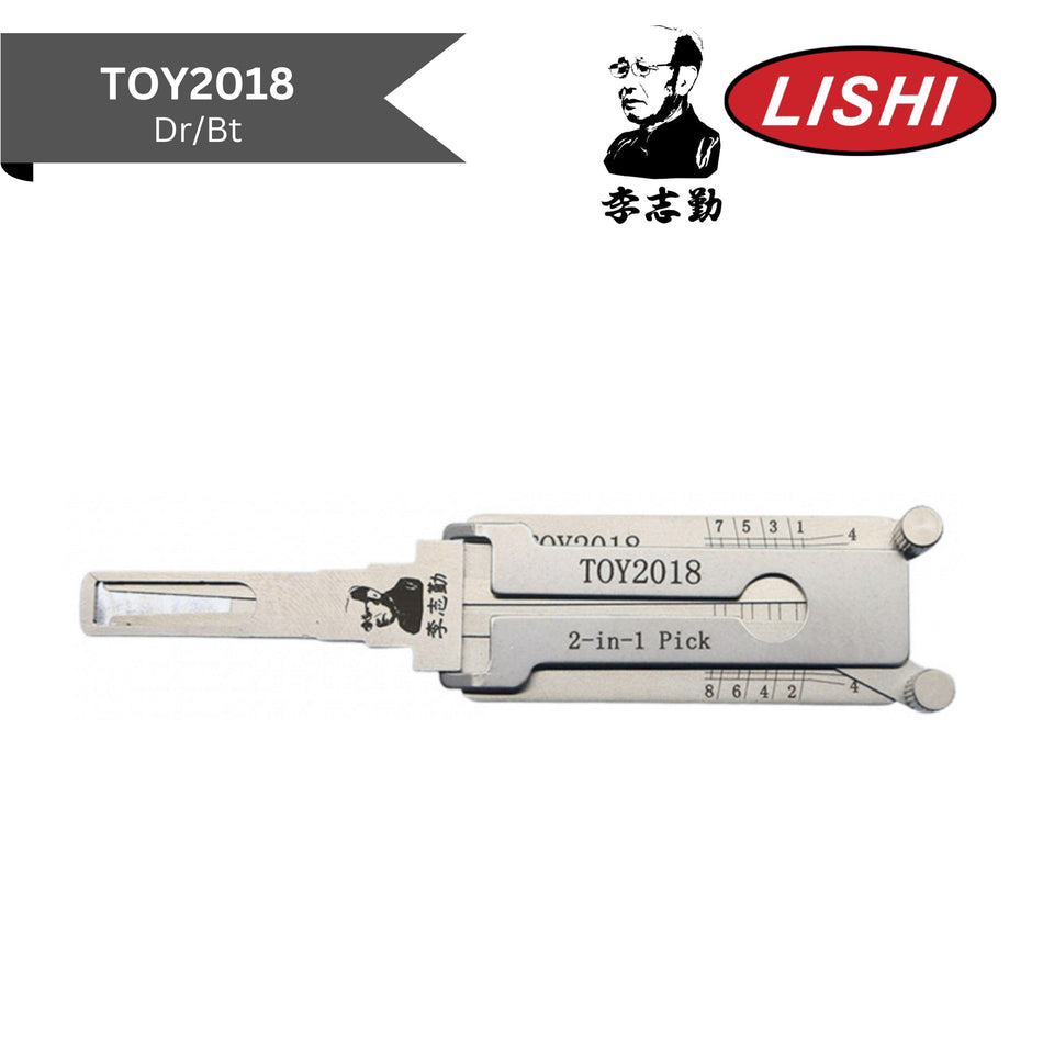 Original Lishi - Toyota TOY2018 - 2-in-1 Pick/Decoder - AG - Royal Key Supply