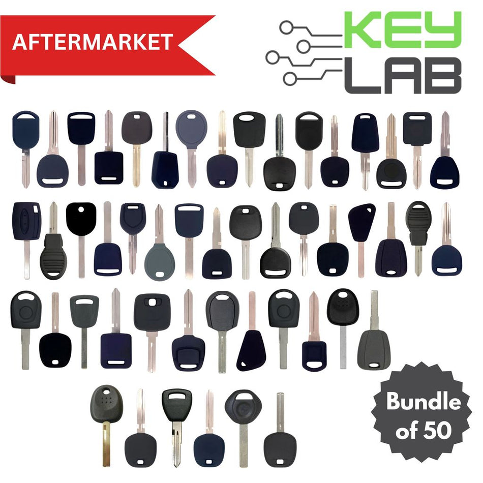 Locksmith Starter Kit - Transponder Keys (Bundle of 50)