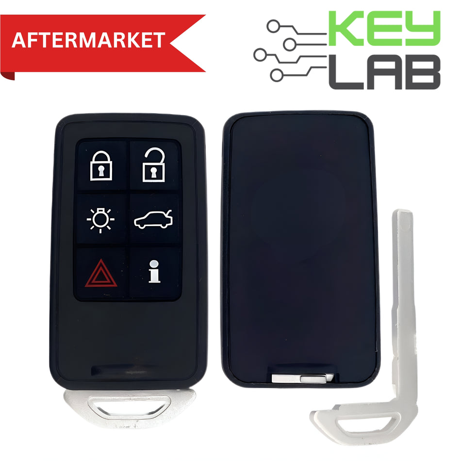 Volvo Aftermarket 2007-2018 S60, S80 Smart Key 6B Trunk/Lights/PCC (434 MHz) Keyless Go FCCID: KR55WK49266 PN# 30659498 - Royal Key Supply