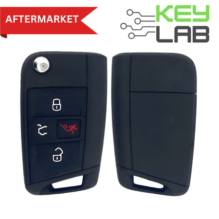 Volkswagen Aftermarket 2018-2020 Atlas, Jetta Remote Flip Key HU162-T (w/ Comfort Access) 4B Trunk FCCID: NBGFS12A01 PN# 5G6 959 752 AN - Royal Key Supply