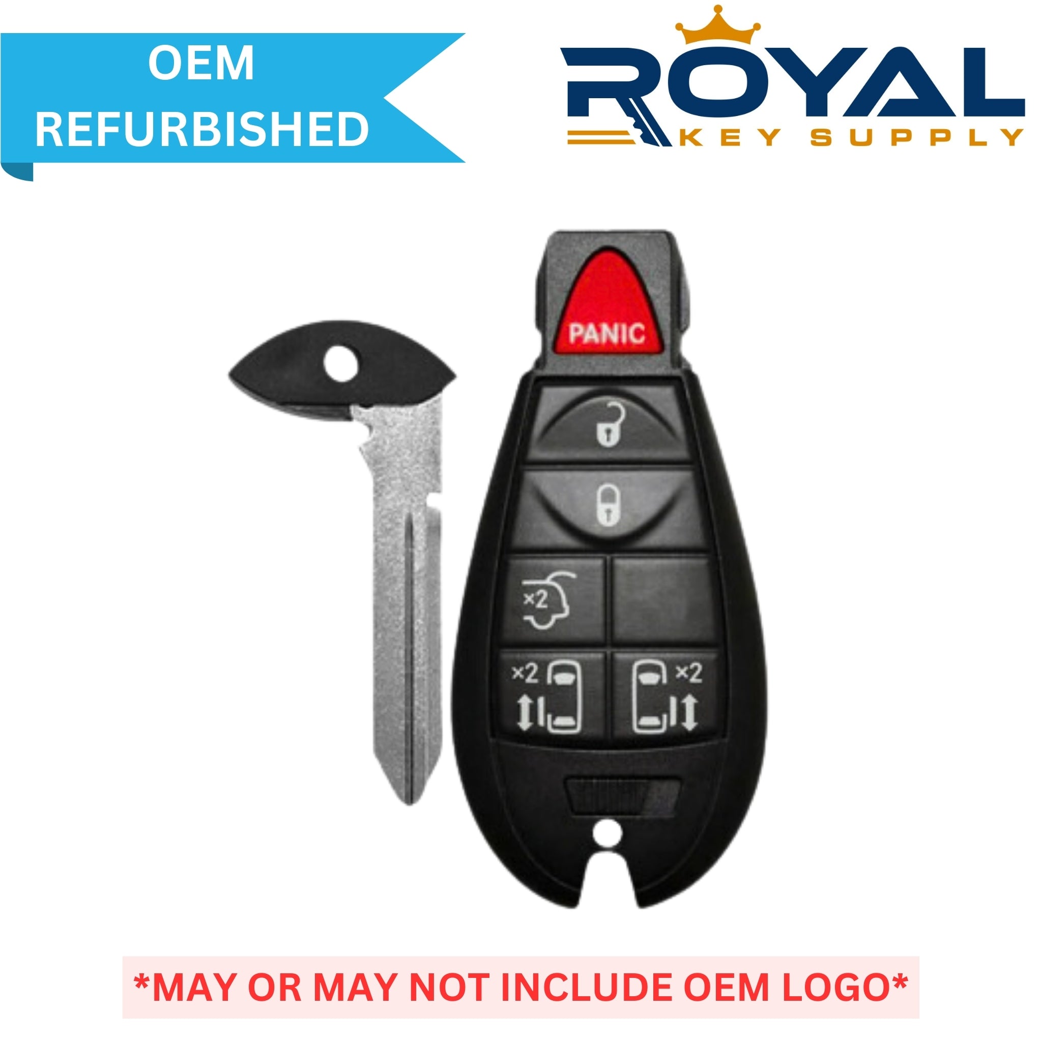 Volkswagen Refurbished 2009-2012 Routan Fobik Key 6B Hatch, L Door, R Door FCCID: M3N5WY783X PN# 05026492AE - Royal Key Supply