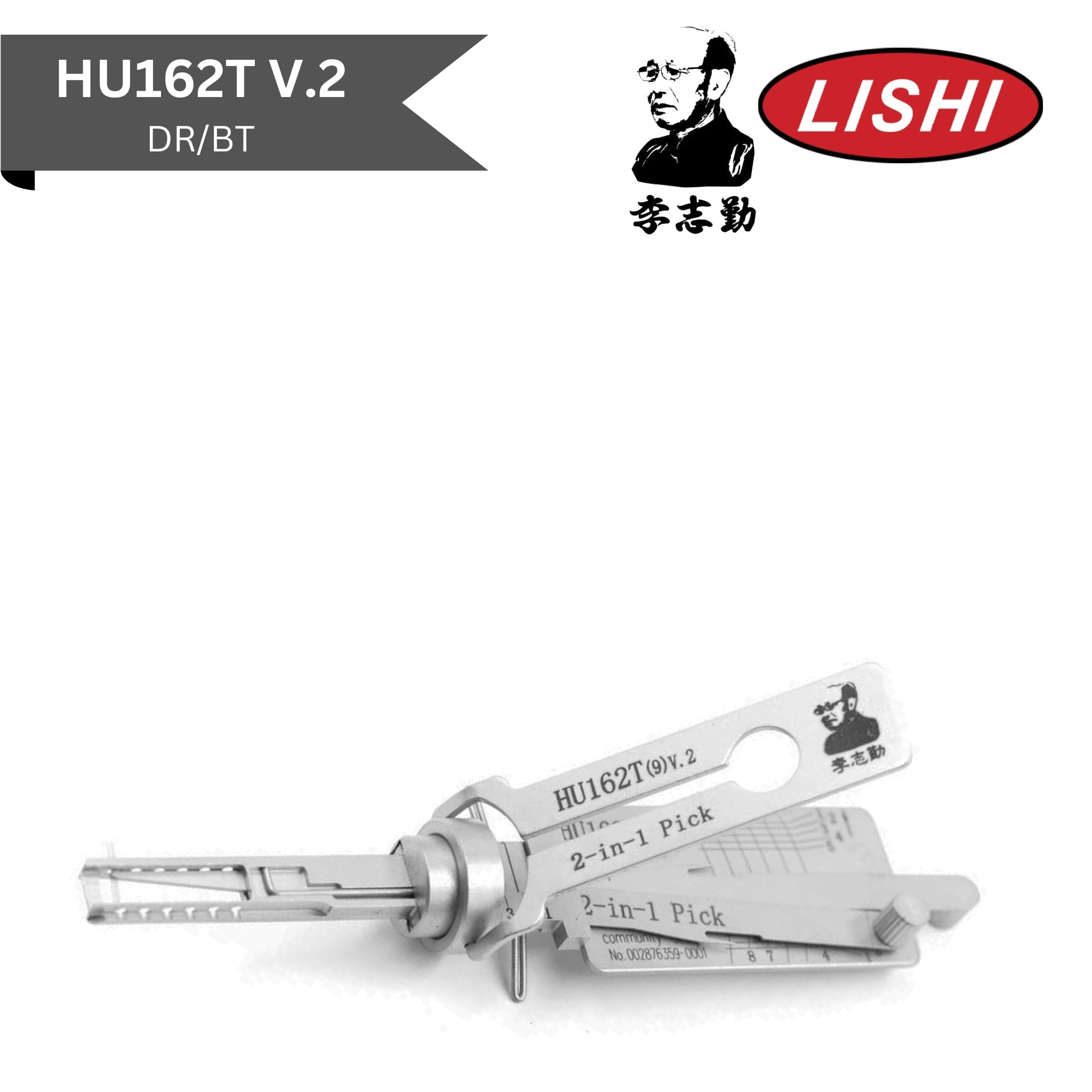 Original Lishi - Volkswagen HU162T (V.2) - 2-In-1 Pick/Decoder - AG - Royal Key Supply